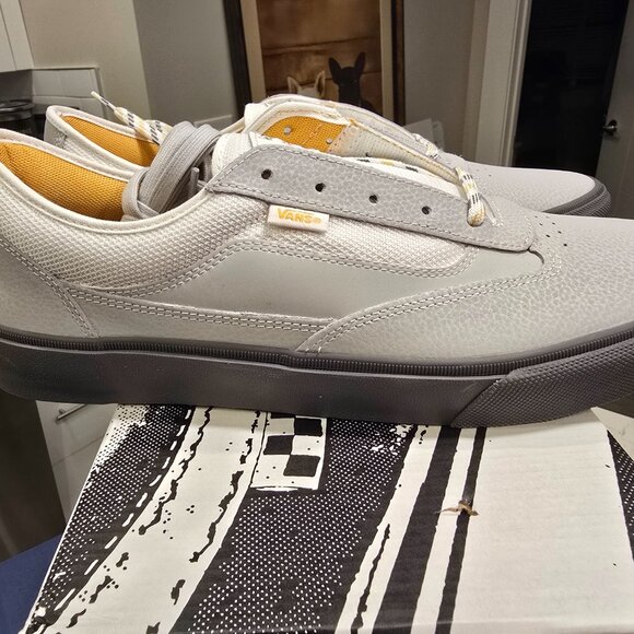 Vans Skate Curren Caples Grey Yellow VN000D85GRY Men's Size 10.5 US NEW - Picture 9 of 11